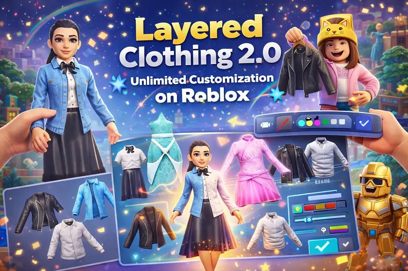 Layered Clothing 2.0 Unlimited Customization Roblox