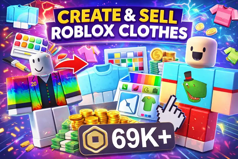 create and sell clothes for robux